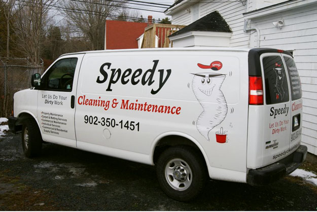 Speedy Cleaning Van